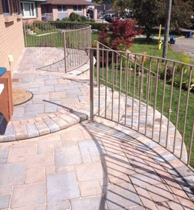 curved railing centre module content